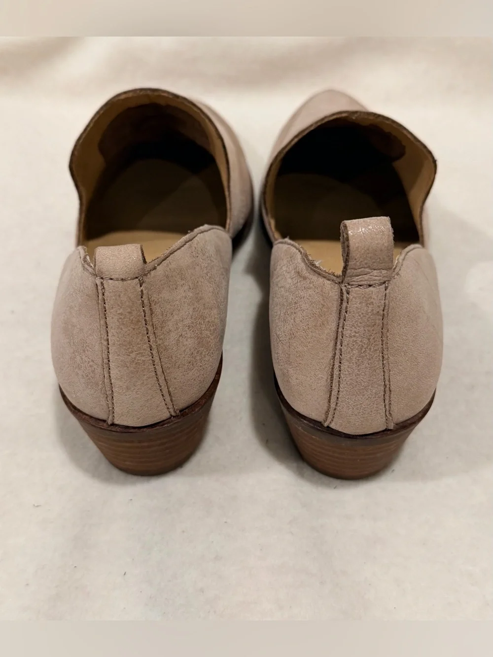 Lucky Brand Women’s Mahzan Suede Slip-On Loafers in Hazel Size 6.5
